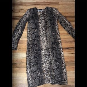 Snake Print Dress